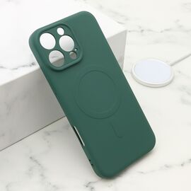 Futrola VELVET TOUCH MagSafe - iPhone 16 Pro Max (6.9) tamno zelena (MS).