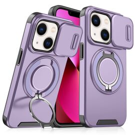 Futrola CamShield Ring stand - iPhone 13 ljubicasta.