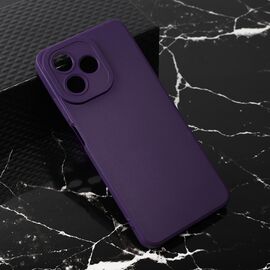 Silikonska futrola Teracell Giulietta - Realme Note 50 mat tamno ljubicasta.