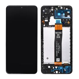 LCD displej (ekran) - Samsung A136/Galaxy A13 5G (GH82-29077A) + touchscreen + frame black (crni) FULL ORG-SP.