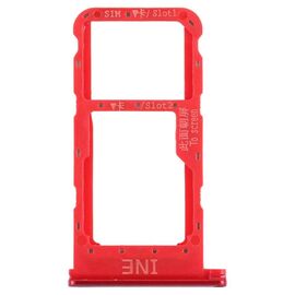 Drzac SIM+Micro SD kartice - Huawei P Smart+/Nova 3i crveni.