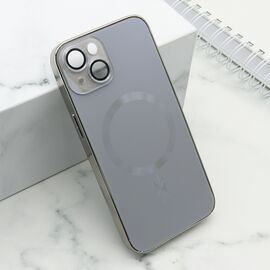 Futrola ELEGANT METAL MAGSAFE - iPhone 13 (6.1) siva (MS).