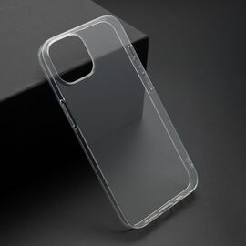 Silikonska futrola ultra tanka (skin) PROTECT - iPhone 14 providna (bela) (MS).