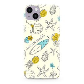 Silikonska futrola ultra tanka (skin) PRINT CLEAR - iPhone 15 Plus ND0340 (MS).