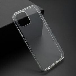 Silikonska futrola ultra tanka (skin) PROTECT - iPhone 12/12 Pro (6.1) providna (bela) (MS).