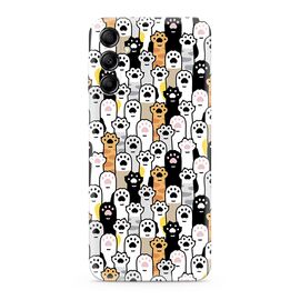 Silikonska futrola ultra tanka (skin) PRINT CLEAR - Samsung A145R Galaxy A14 4G/Galaxy A14 5G ND0337 (MS).