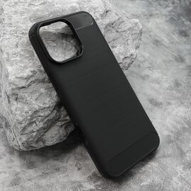 Silikonska futrola BRUSHED - iPhone 16 Pro Max (6.9) crna (MS).