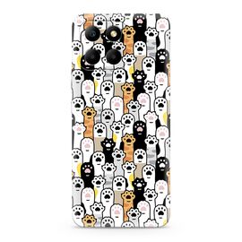 Silikonska futrola ultra tanka (skin) PRINT CLEAR - Huawei Honor X6 ND0337 (MS).