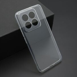 Silikonska futrola ultra tanka (skin) PROTECT - Xiaomi 14 Pro providna (bela) (MS).