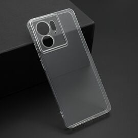 Silikonska futrola ultra tanka (skin) PROTECT - Motorola Edge 40 providna (bela) (MS).