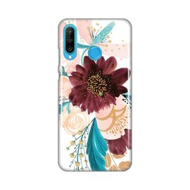 Silikonska futrola PRINT - Huawei P30 Lite Purple Flower.
