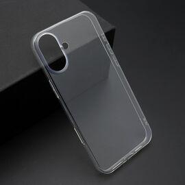 Silikonska futrola ultra tanka (skin) PROTECT - Iphone 16 Plus (6.7) providna (bela) (MS).