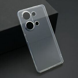 Silikonska futrola ultra tanka (skin) PROTECT - Xiaomi Redmi Note 13 Pro 4G providna (bela) (MS).
