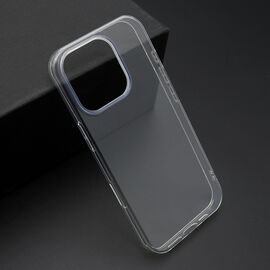 Silikonska futrola ultra tanka (skin) PROTECT - iPhone 16 Pro (6.3) providna (bela) (MS).