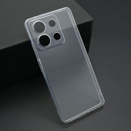 Silikonska futrola ultra tanka (skin) PROTECT - Xiaomi Redmi Note 13 5G providna (bela) (MS).