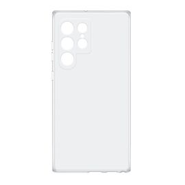 Silikonska futrola ultra tanka (skin) PROTECT - Samsung Galaxy S22 Ultra 5G providna (bela) (MS).
