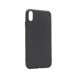 Silikonska futrola Teracell ultra tanka (skin) - iPhone XS Max mat crna.