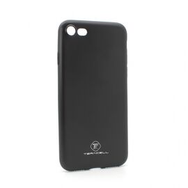 Silikonska futrola Teracell ultra tanka (skin) - iPhone 7/8/SE (2020)/SE (2022) mat crna.