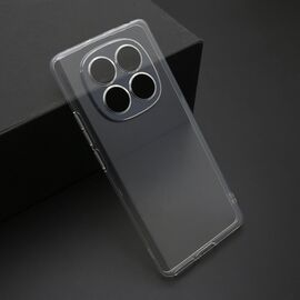 Silikonska futrola ultra tanka (skin) PROTECT - Xiaomi Redmi Note 14 Pro 4G providna (bela) (MS).