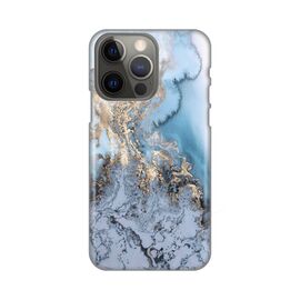 Silikonska futrola PRINT - iPhone 13 Pro Blue Gold Marble.