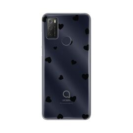 Silikonska futrola PRINT Skin - Alcatel 1S (2021)/3L (2021)/A1 Alpha 21 Hearts.