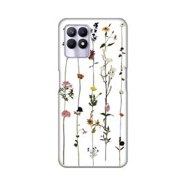 Silikonska futrola PRINT Skin - Realme 8i Flower.