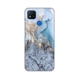 Silikonska futrola PRINT - Xiaomi Redmi 9C/Redmi 10A Blue Gold Marble.
