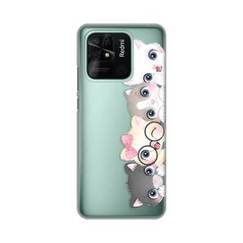 Silikonska futrola PRINT Skin - Xiaomi Redmi 10C Cats.
