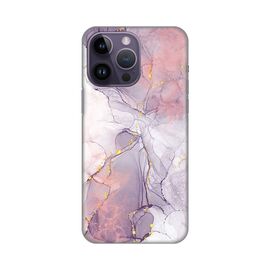 Silikonska futrola PRINT - iPhone 14 Pro Max 6.7 Pink Marble.