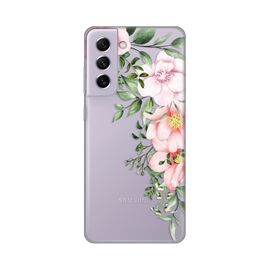 Silikonska futrola PRINT Skin - Samsung G990 Galaxy S21 FE Gentle Rose Pattern.
