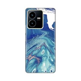Silikonska futrola PRINT - Vivo Y22s/Y35 Blue Marble.
