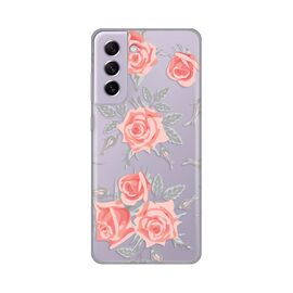 Silikonska futrola PRINT Skin - Samsung G990 Galaxy S21 FE Elegant Roses.