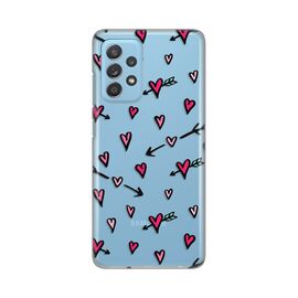 Silikonska futrola PRINT Skin - Samsung A525 Galaxy A52 4G/A526 Galaxy A52 5G/A528B Galaxy A52s 5G Heart Pattern.