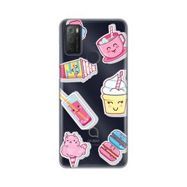 Silikonska futrola PRINT Skin - Alcatel 1S (2021)/3L (2021)/A1 Alpha 21 Ice cream.