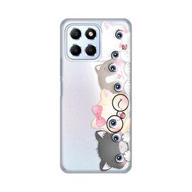 Silikonska futrola PRINT Skin - Huawei Honor X6 Cats.