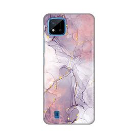 Silikonska futrola PRINT - Realme C11 2021/C20 Pink Marble.