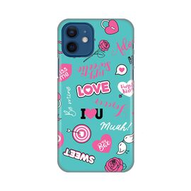 Silikonska futrola PRINT - iPhone 12 6.1 Love.