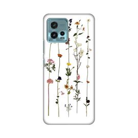 Silikonska futrola PRINT Skin - Motorola Moto G72 Flower.