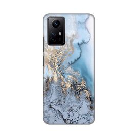 Silikonska futrola PRINT - Xiaomi Redmi Note 12S (EU) Blue Gold Marble.