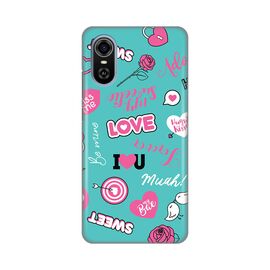 Silikonska futrola PRINT - ZTE Blade A31 Plus Love.