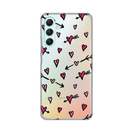 Silikonska futrola PRINT Skin - Samsung Galaxy A34 5G 5G Heart Pattern.