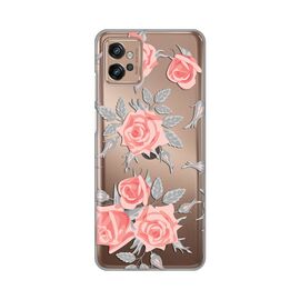 Silikonska futrola PRINT Skin - Motorola Moto G32 Elegant Roses.