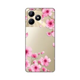 Silikonska futrola PRINT Skin - Realme C53 Rose Flowers.