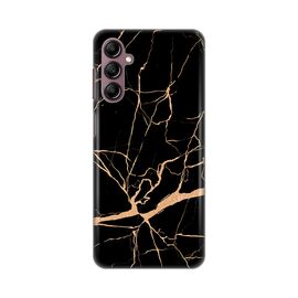 Silikonska futrola PRINT - Samsung A146B Galaxy A14 4/5G All black (crni).