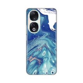 Silikonska futrola PRINT - Huawei Honor 90 Blue Marble.