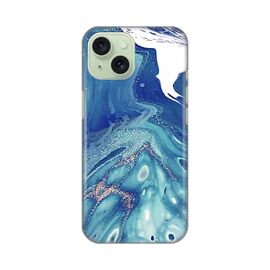 Silikonska futrola PRINT - iPhone 15 Blue Marble.