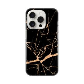 Silikonska futrola PRINT - iPhone 15 Pro 6.1 All black (crni).