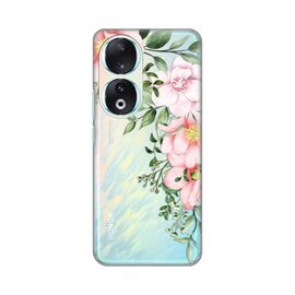Silikonska futrola PRINT Skin - Huawei Honor 90 Gentle Rose Pattern.