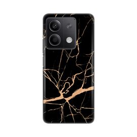 Silikonska futrola PRINT - Xiaomi Redmi Note 13 4G All black (crni).