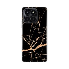 Silikonska futrola PRINT - Huawei Honor X6a All black (crni).